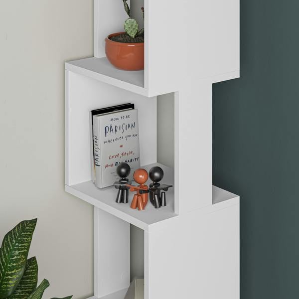 Decortie Piri 5 Tier Tall Freestanding Bookcase (H) 161cm