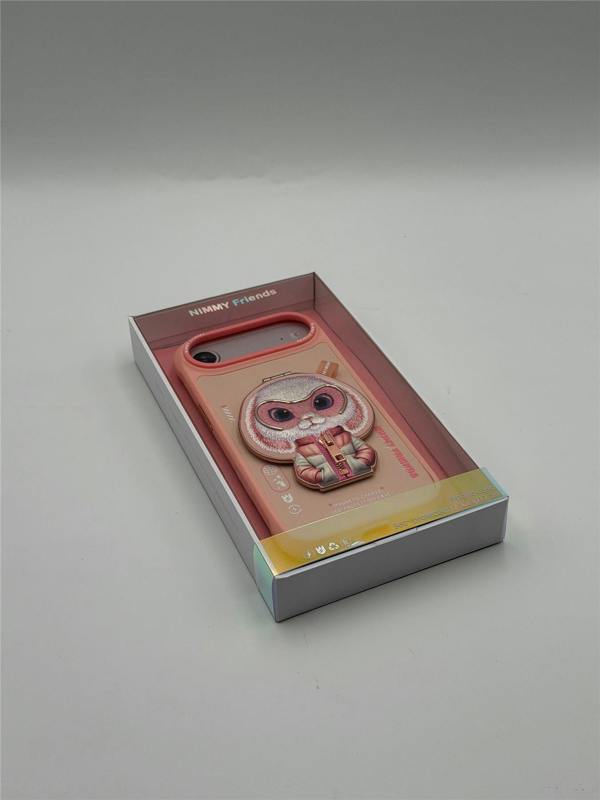 Nimmy Friends Nimmy Cool & Cute 2.0 Rabbit Case with MagSafe Stand for iPhone 17 Air 6.5" Pink - N-YJKM-CXZJZH-IP17-AIR-08