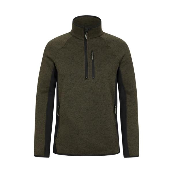 Mountain Warehouse Mens Treston Fleece Top - Khaki Green - 