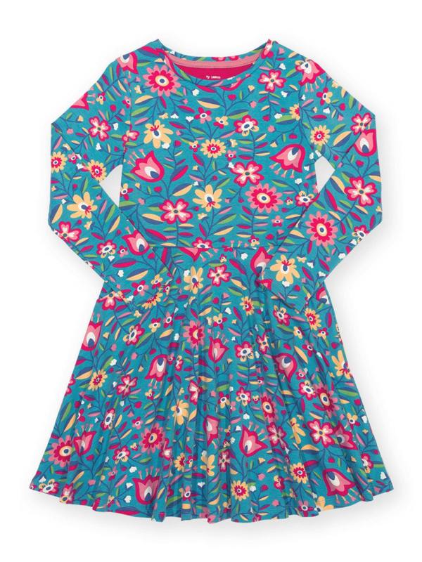 Kite Girls Organic Folksy Bloom Skater Dress