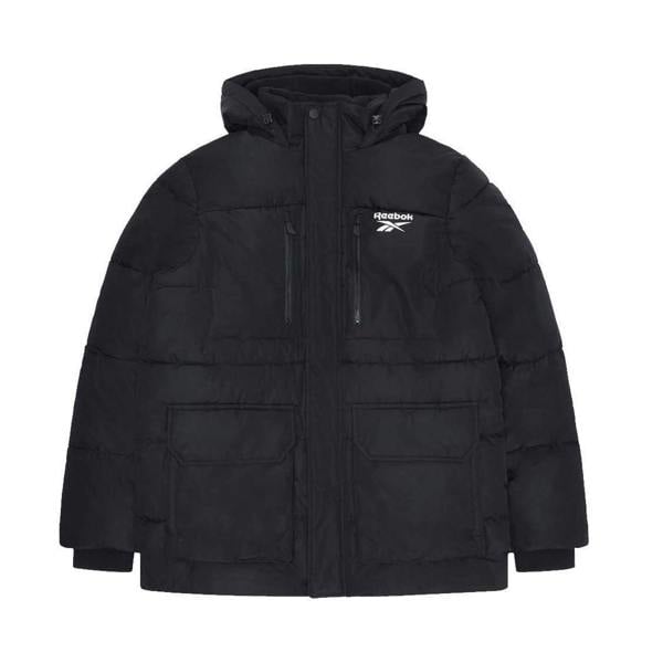 Reebok Mens RB1577 Puffer Jacket - Black - 