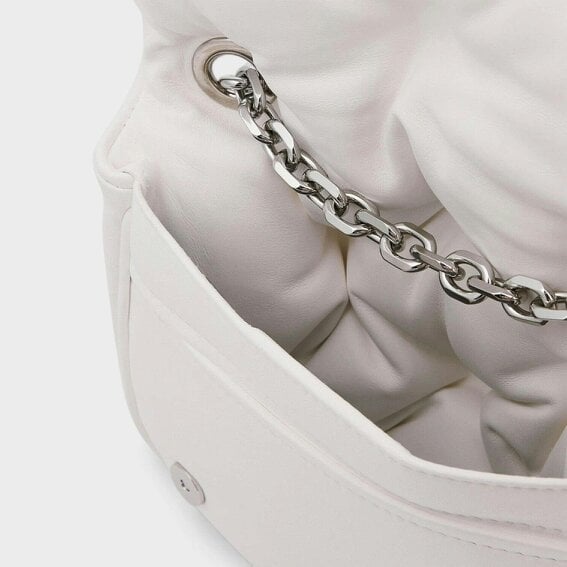 Maison Margiela Glam Slam Small Flap Bag White