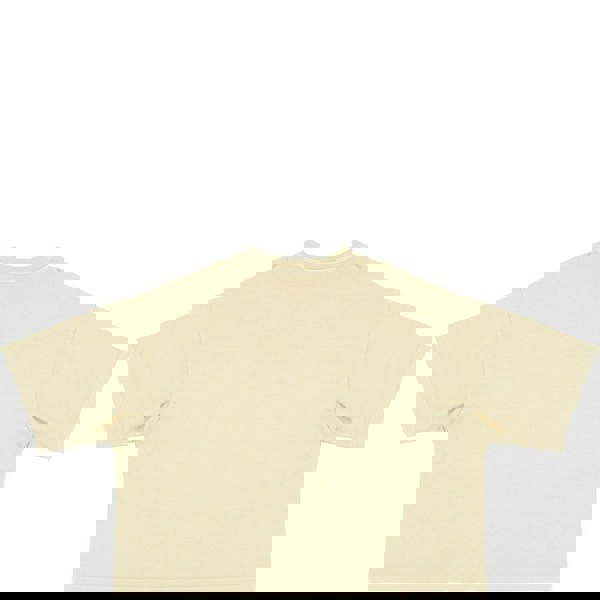 Reebok Women's Beige Central Logo Cropped T-Shirt
