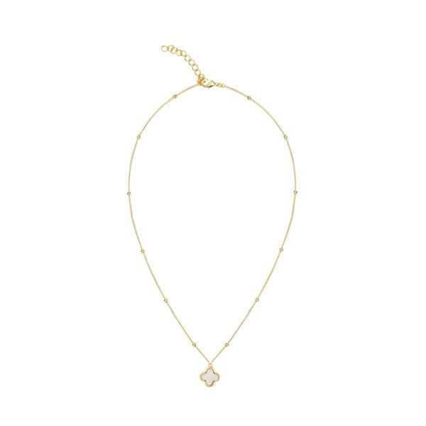 Clover Necklace Mother of Pearl - Lila Rasa