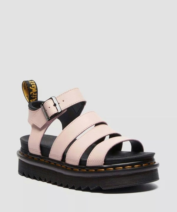 Dr. Martens Blaire Athena Leather Women's Powder Pink Sandals