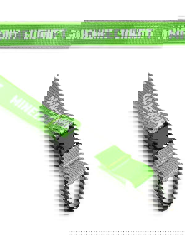 Minecraft Boys Green Creeper & TNT Strap Wallet (One Size)