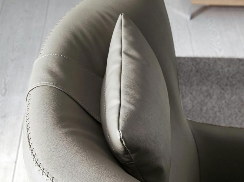 Angel Cerdá Mink Leatherette Swivel Armchair 5044