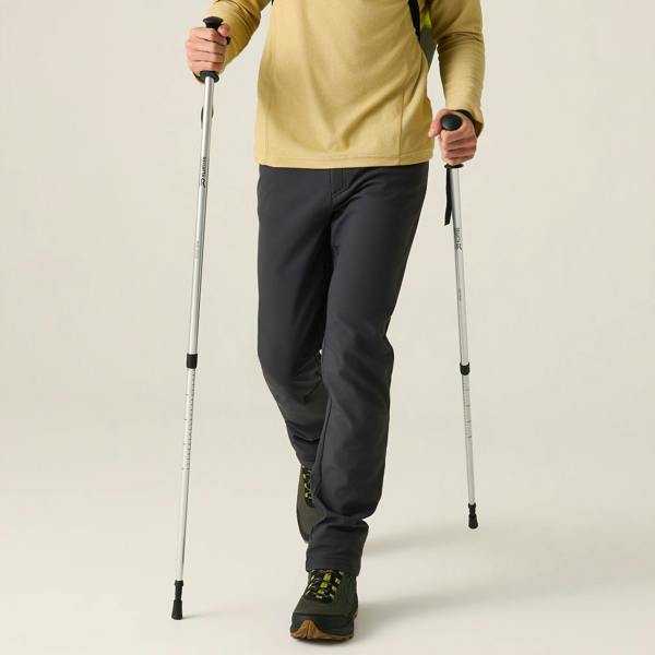 Regatta Mens Fenton Softshell Trousers - Ash - 