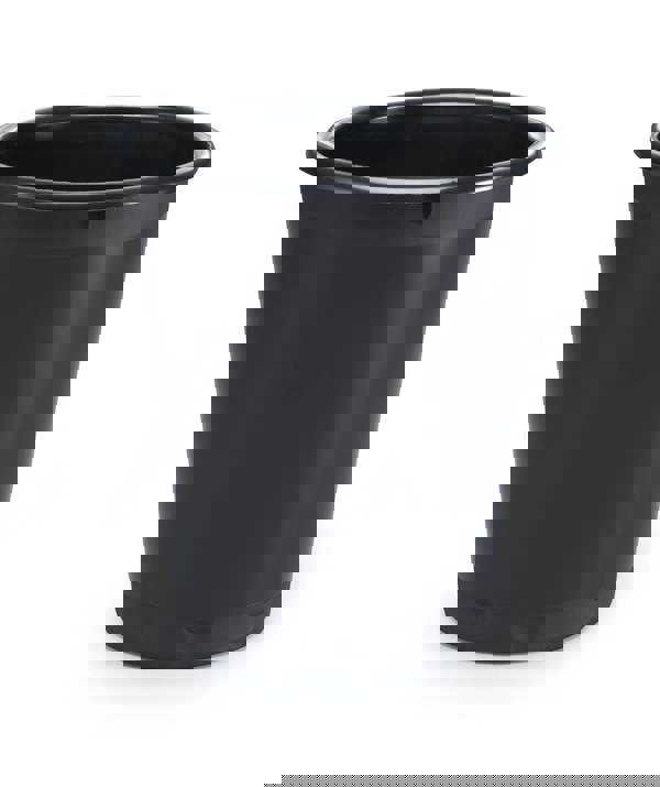 Durable Plastic Recycling Waste Paper Bin | 13 Litre | Black