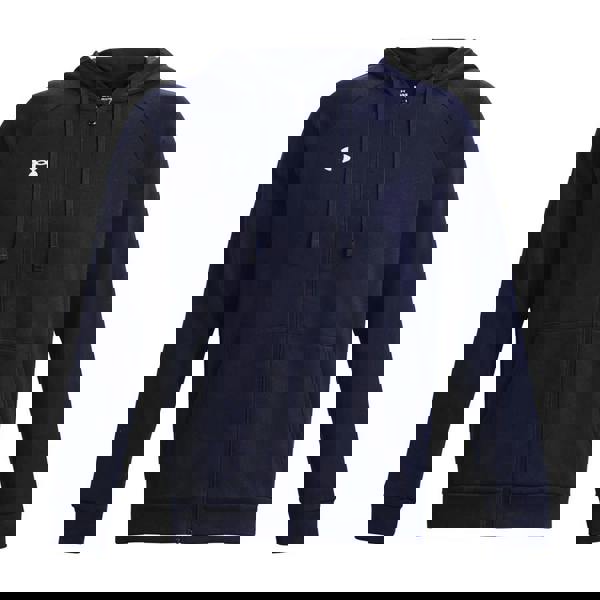 Under Armour Unisex Adult Rival Fleece Full Zip Hoodie - Midnight Navy