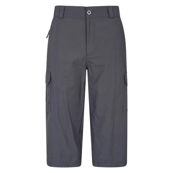 Mountain Warehouse Mens Explore 3/4 Shorts - Grey - 