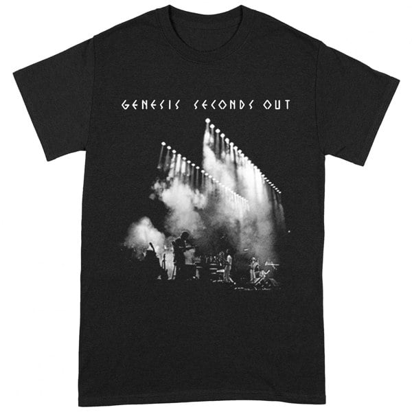 Genesis Unisex Adult Seconds Out T-Shirt - Black/White