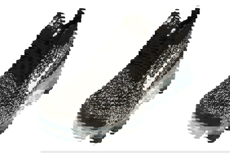 Nike Womens Air Vapormax Flyknit 3 Aj6910  001 - Black White Metallic Silver 001 - Photo 0