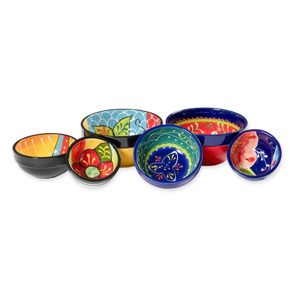 Verano Spanish Ceramics Classic Spanish -  Tapas Bowls Set of 6