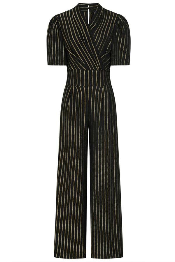 HotSquash Gold Stripe Wide Leg Jumpsuit