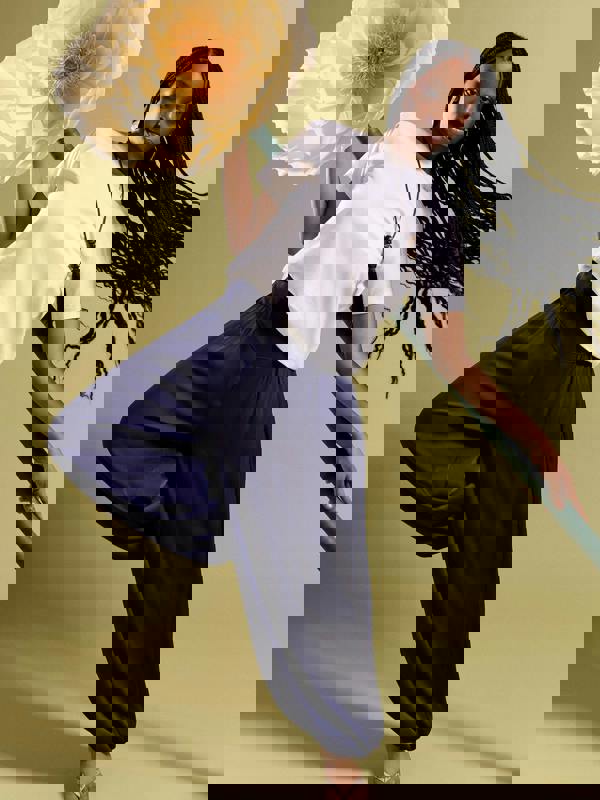 GWD Tula Satin Trouser Navy