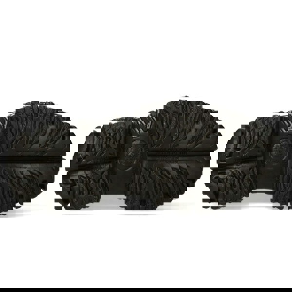 New Rock M-106-C194 Brown Flame Leather Ankle Platform Boots