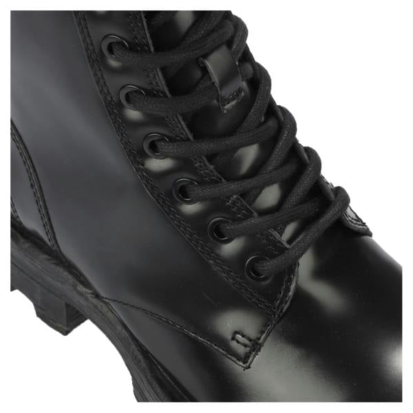 Diesel Womens/Ladies D-Hammer Leather Combat Boots - Black - 