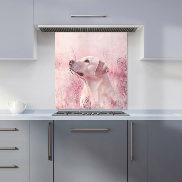 Warren Reed Golden Labrador Glass Kitchen Splashback - 00023