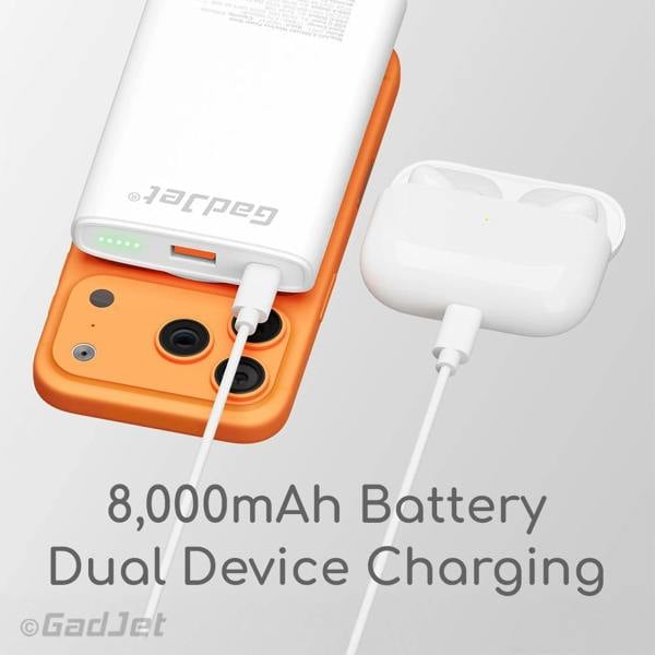 GadJet MagJet 8,000mAh Fast Wireless Power Bank