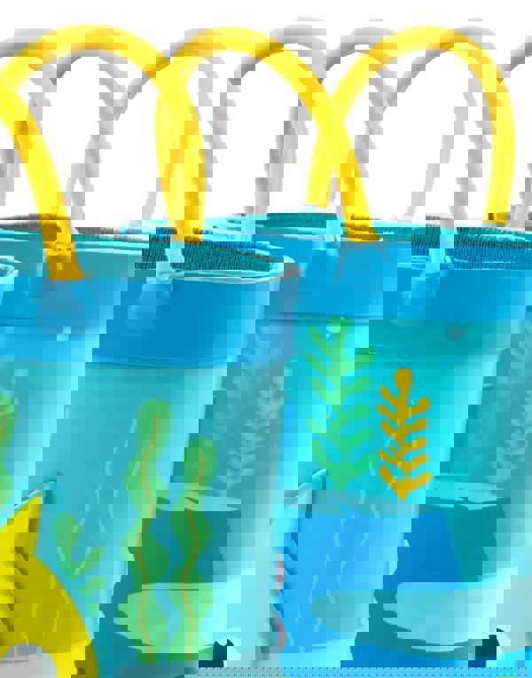 Baby Shark Boys Blue 3D Fin Applique Wellington Boots with Handles