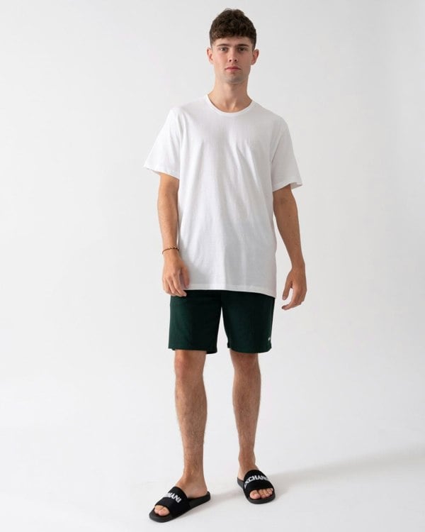 BOSS Orange Mens 2 Pack Comfort Loungewear T-Shirts - White 100