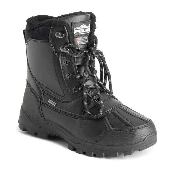 VIVA Womens Faux Fur Thermal Waterproof Outdoor Snow Winter Calf Boots