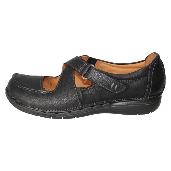 Clarks Ladies Unstructured by Clarks Hook and Loop Casual Shoes Un Loop Strap
