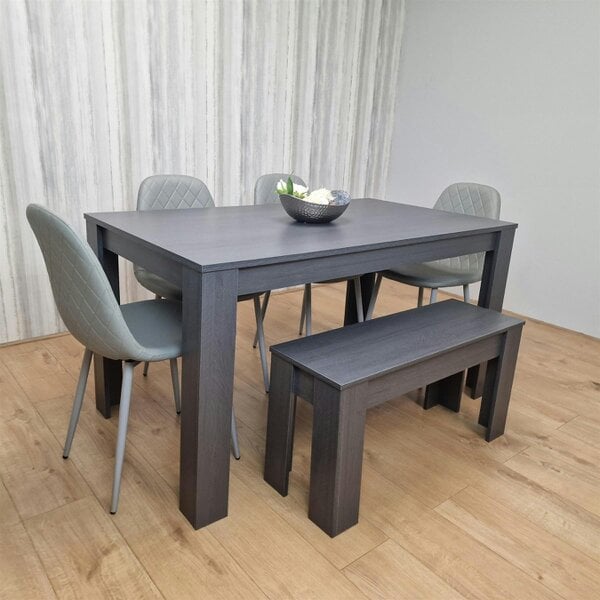 Kosy Koala Dining Table Set with 4 Chairs and a Bench Dining Room and Kitchen table set of 4
