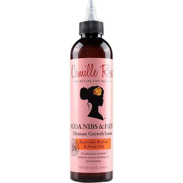 Cocoa nibs and honey hair growth serum for natural hair