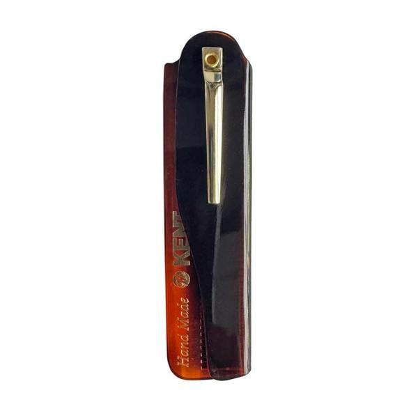 Kent Comb (20T) Handmade 167mm Large Folding Pocket Comb with Clip