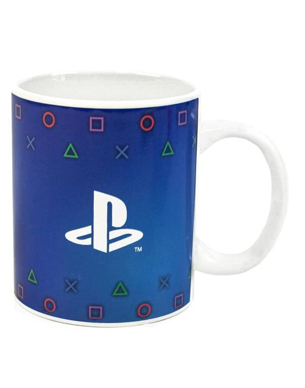 Vanilla Underground PlayStation Womens Black Logo Print Heat Changing Mug (One Size) [dis]
