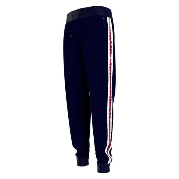 Tommy Hilfiger Mens Cotton Logo Jogging Bottoms - Blue - 