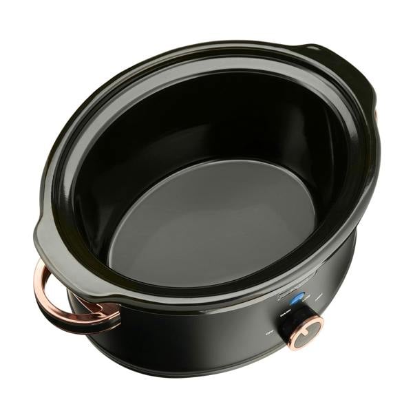 Cooks Professional 3.5L Slow Cooker | Black / Rose Gold
