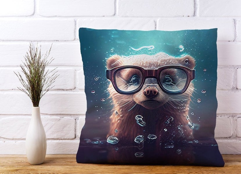 Warren Reed Ferret Splashart Water Cushions