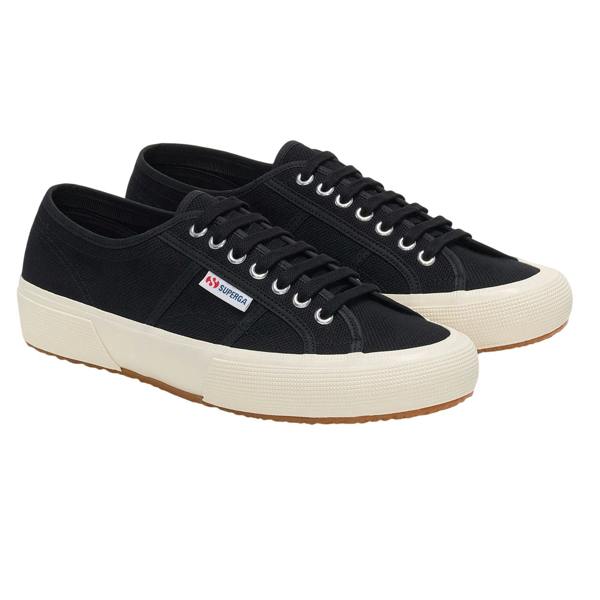 Superga Unisex Adult 2750 OG Trainers - Black/Off White - 