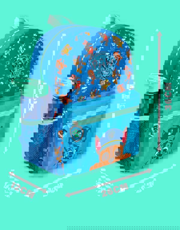 Paw Patrol Unisex Kids Blue Multi Character 4 Piece Backpack Set (One Size)