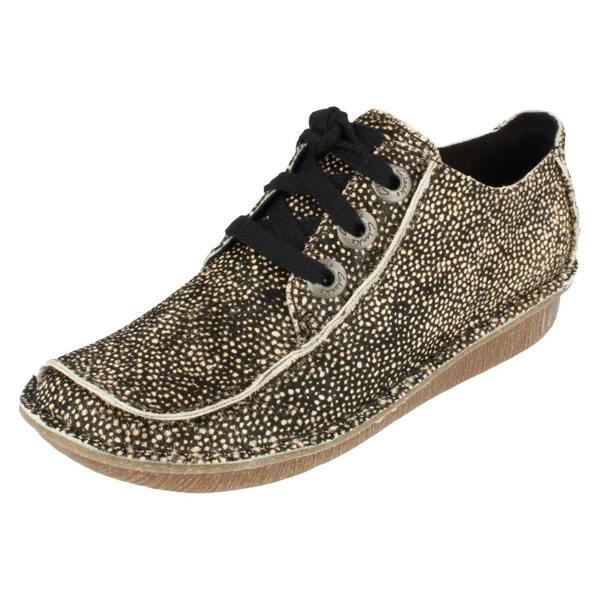 Clarks Ladies Clarks Comfortable Lace Up Flats Funny Dream