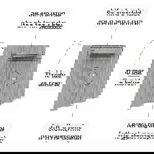 Core Products Lido TV Display Wall Panel, Extendable or Fixed with Adjustable Shelf