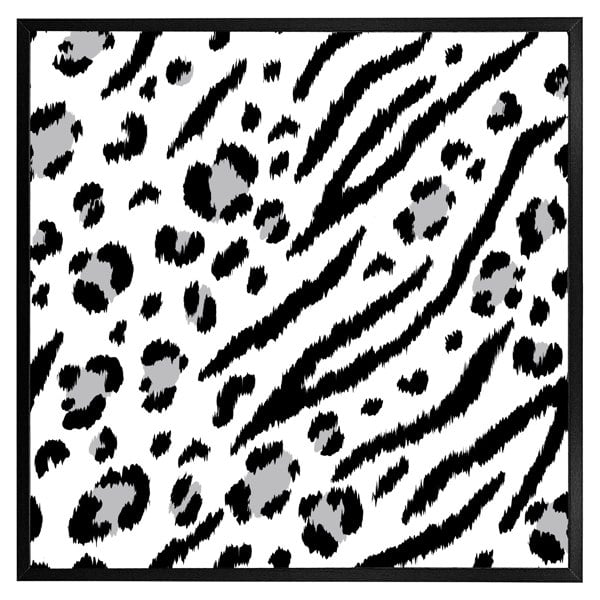 Benjamin Tate Design Zebra & leopard print (Picutre Frame)