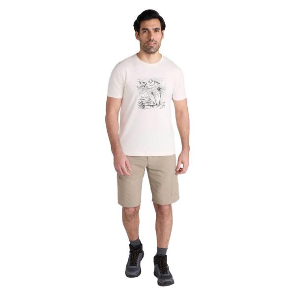 Mountain Warehouse Mens Ocean Drive T-Shirt - Off White - 