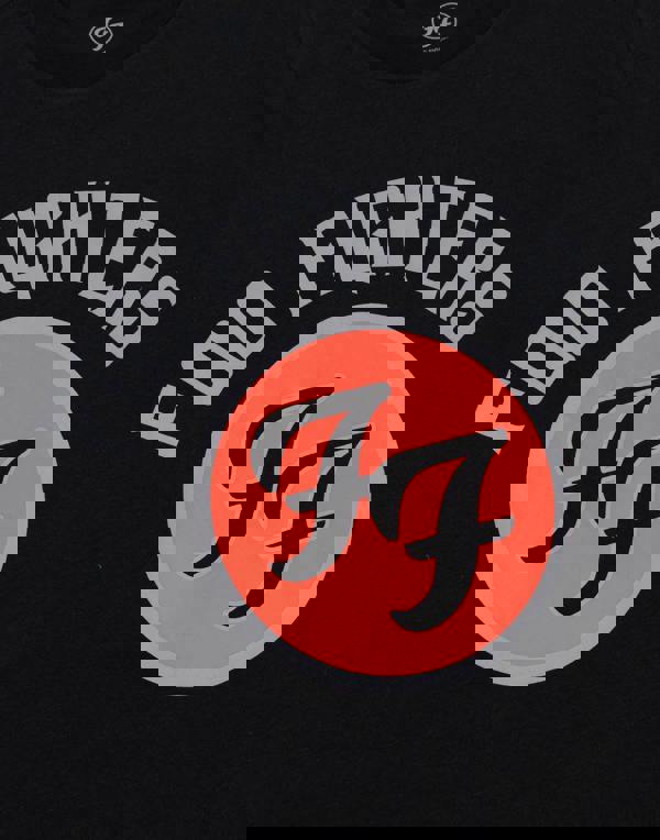 Foo Fighters Mens Black Logo Short Sleeve Long Leg Pyjama Set