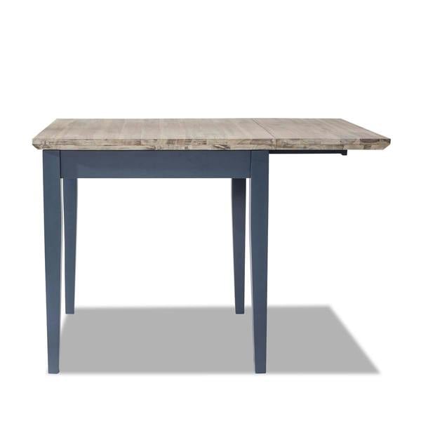 Statement Furniture Florence Square Extendable Kitchen Dining Table, Drop Down Leaf Small Table