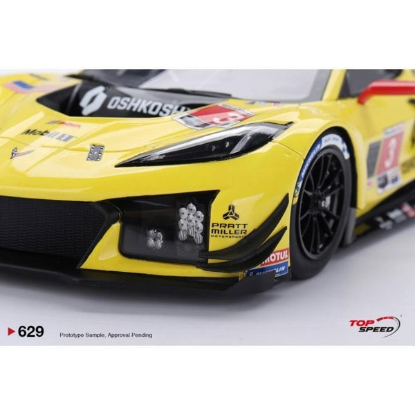 Chevrolet Corvette Z06 GT3.R NO.3 Corvette Racing By Pratt Miller Motorsports 2025 IMSA Daytona 24Hrs 1:18 Scale Topspeed TS0629