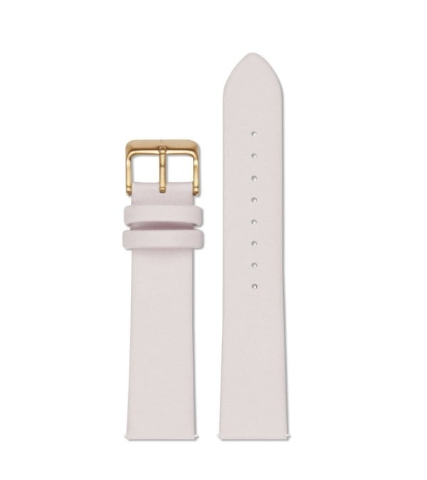 Votch Light grey with brushed gold buckle | 20mm