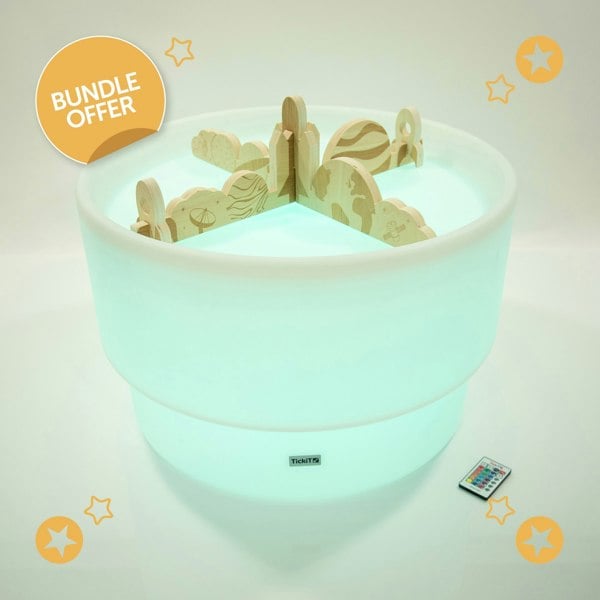 tickit Discovery Glow Table & Space Discovery Dividers