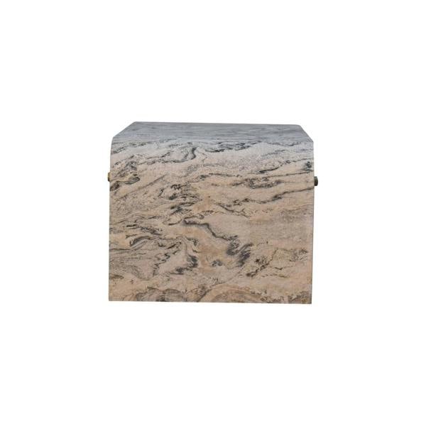Wyld Haus Eguisheim Marble Effect Coffee Table 2 Drawer