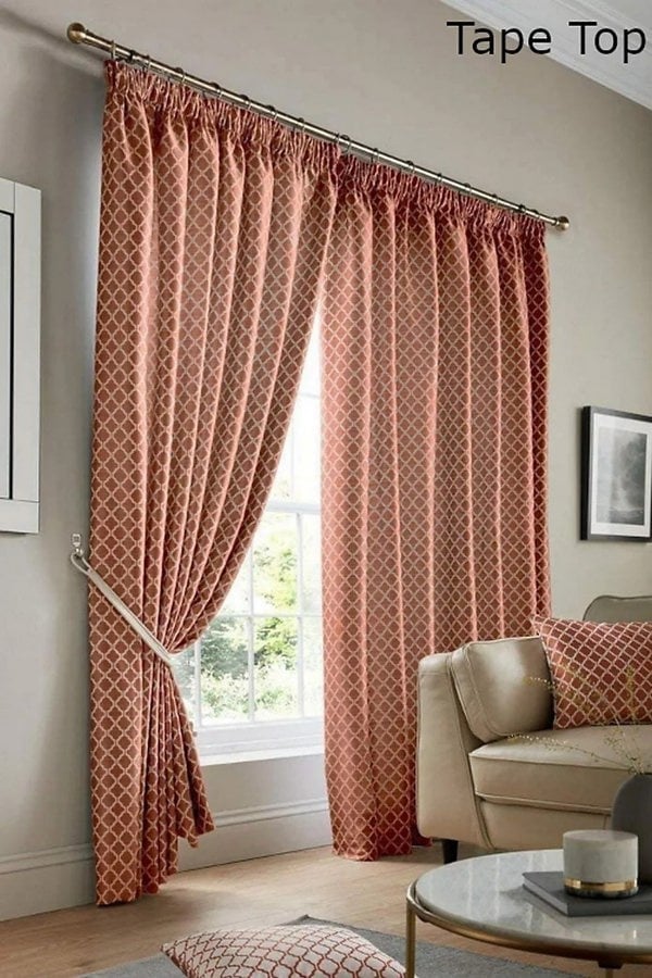 Alan Symonds Cotswold Fully Lined Ready Made Pencil Pleat Taped Top Curtains