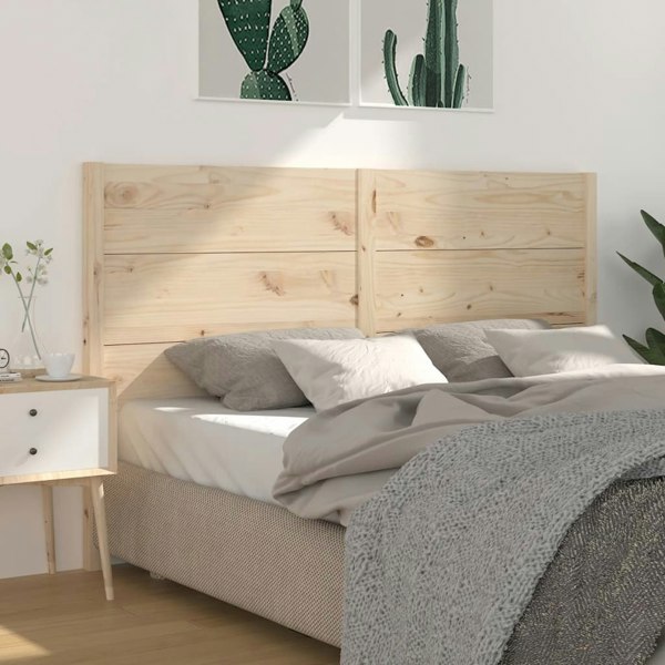 Berkfield Headboard 141x4x100 cm Solid Wood Pine