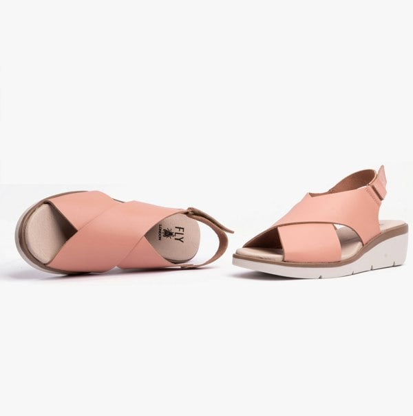 Fly London NABI058FLY Womens Sandals Nude Pink
